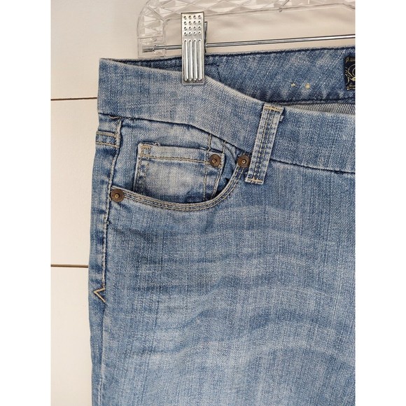 Seven7 Jeans Women's 31 Blue Light Wash Boot Cut Jeans - Picture 6 of 13